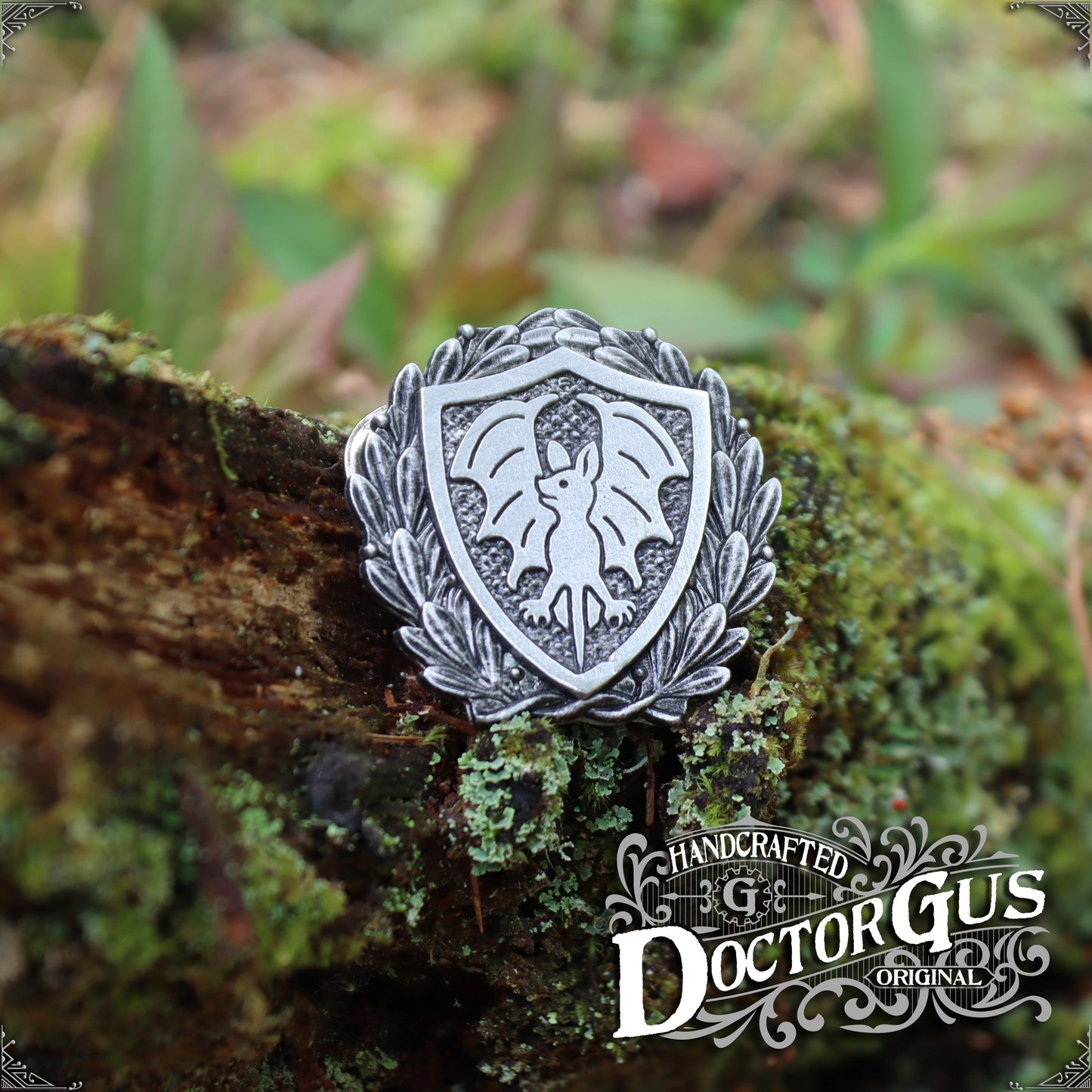 Bat Heraldic Badge