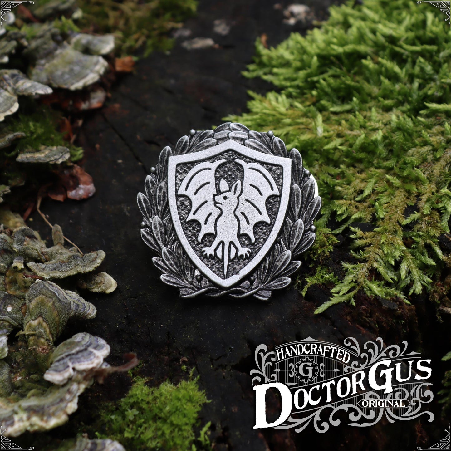 Bat Heraldic Badge