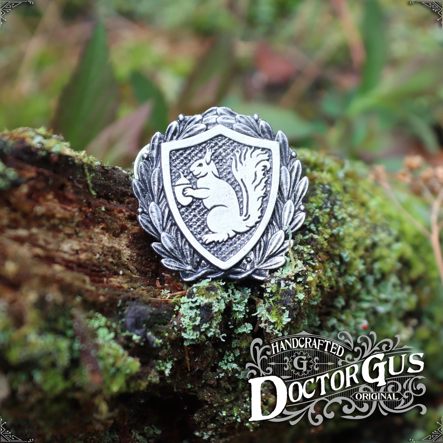 Squirrel Heraldic Badge