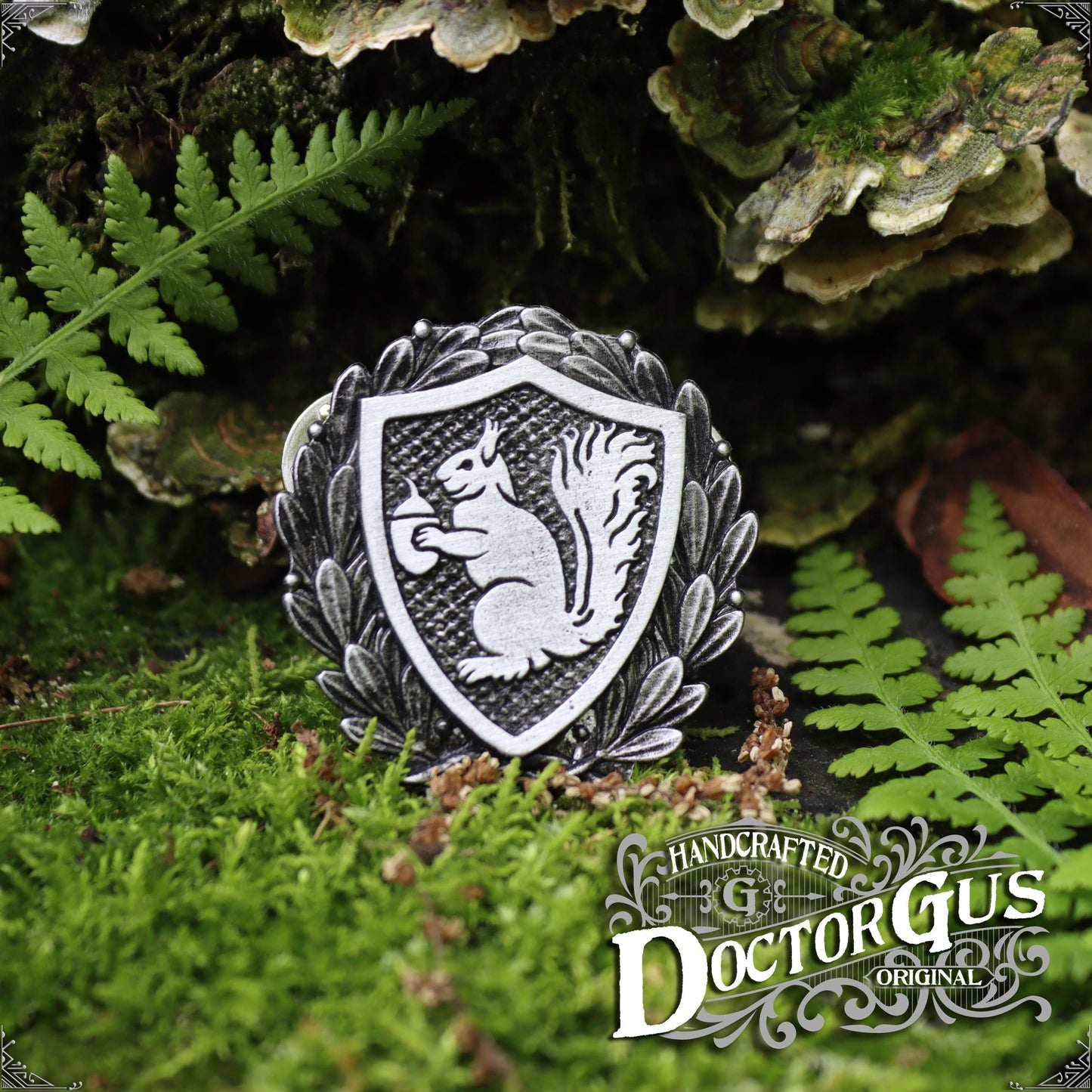 Squirrel Heraldic Badge