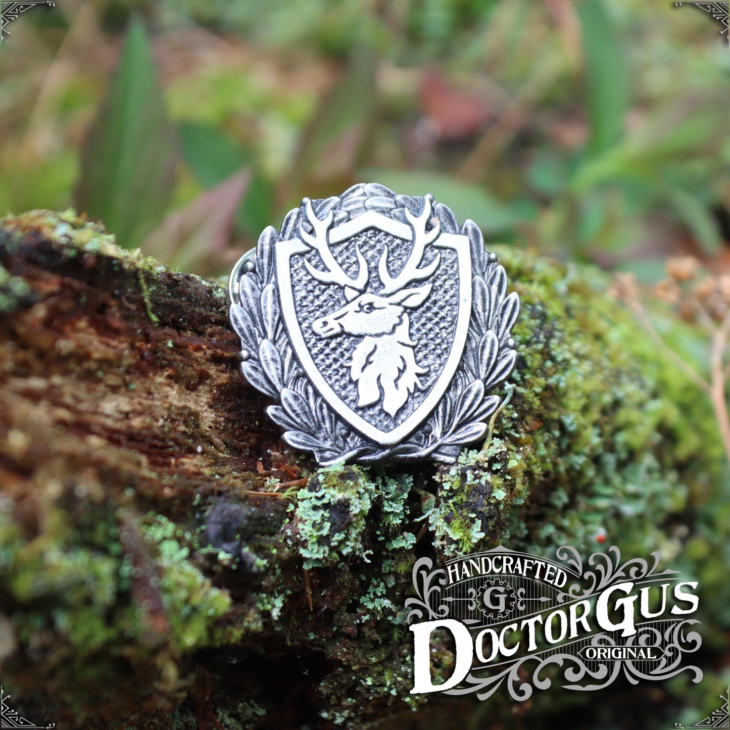 Stag Heraldic Badge