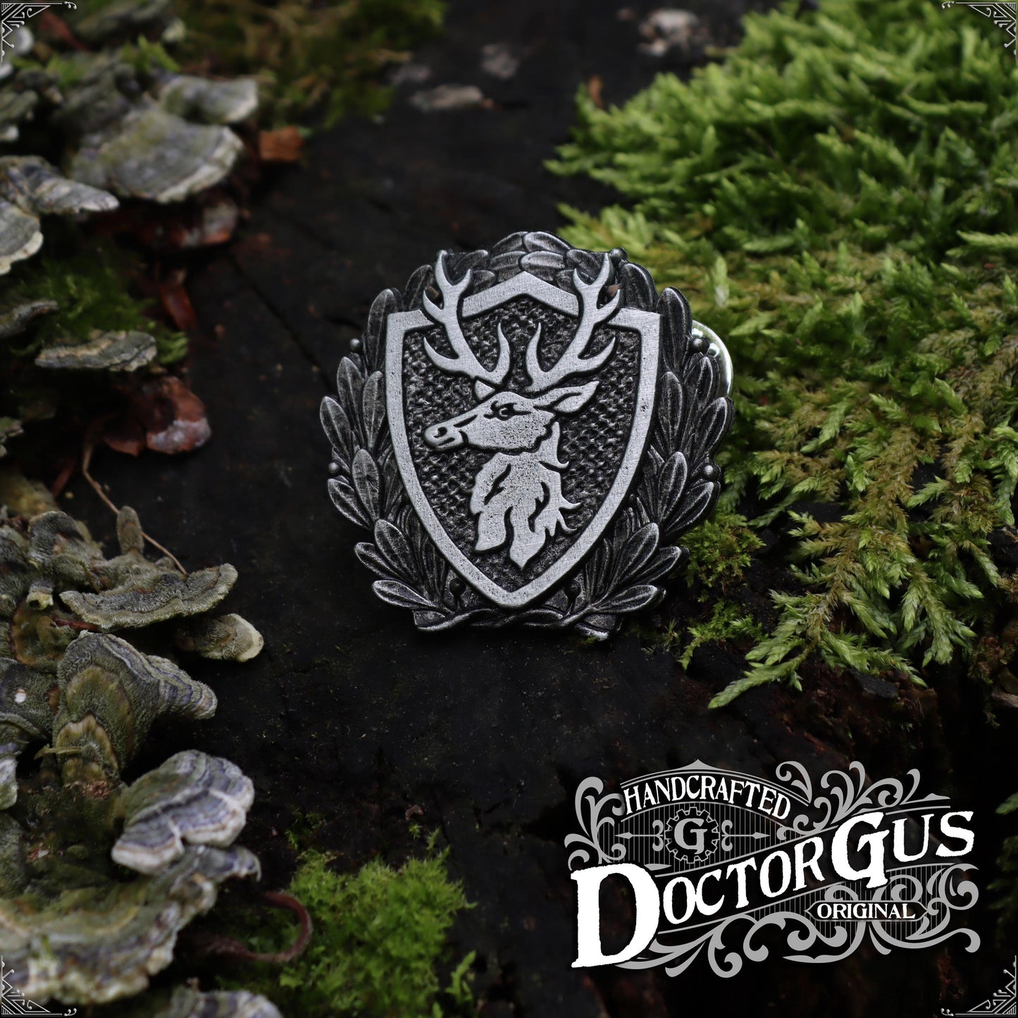Stag Heraldic Badge