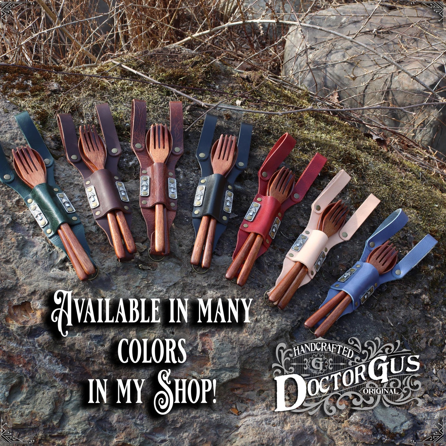 Leather Spoon Holster – Brown