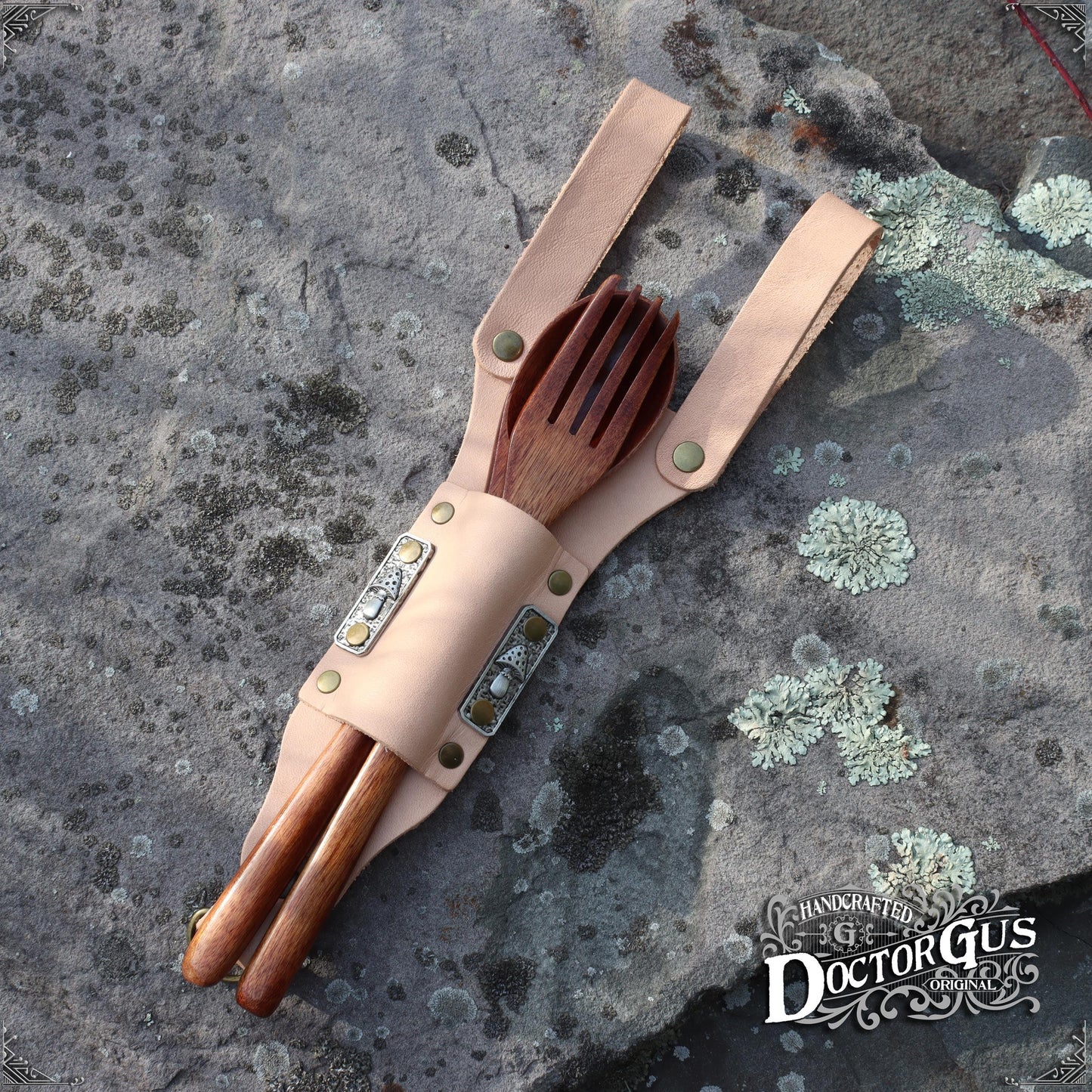 Leather Spoon Holster – Natural Tan