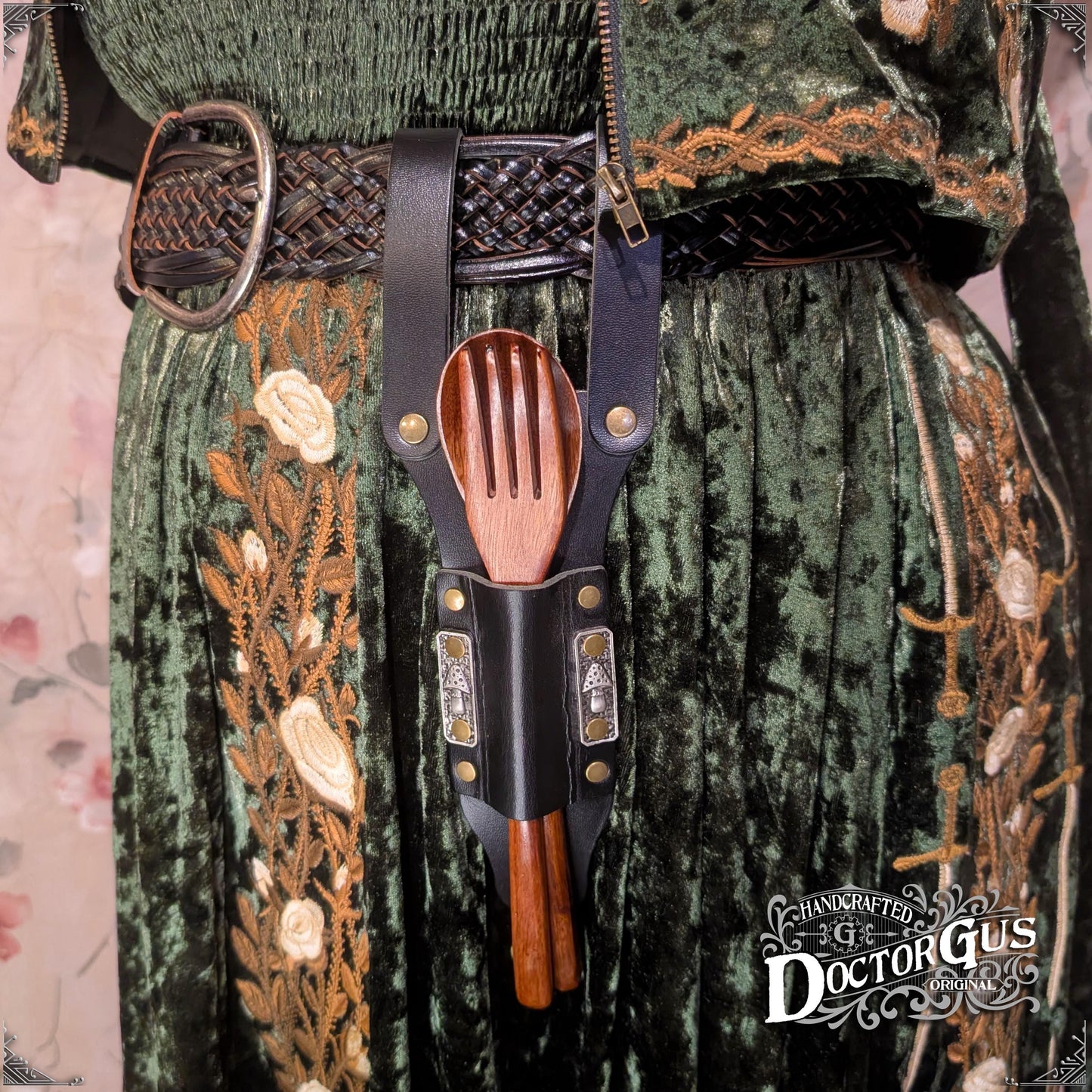 Leather Spoon Holster – Black