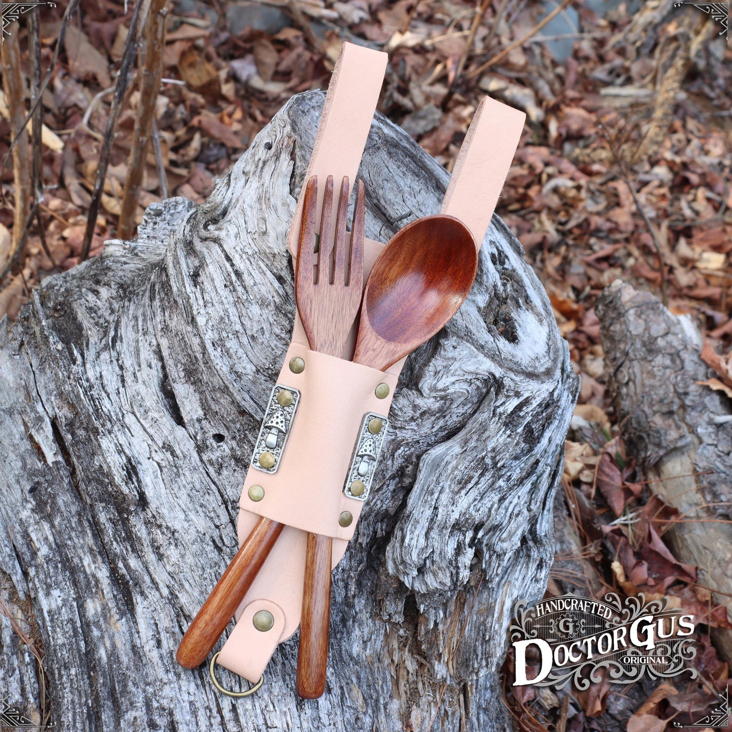 Leather Spoon Holster – Natural Tan
