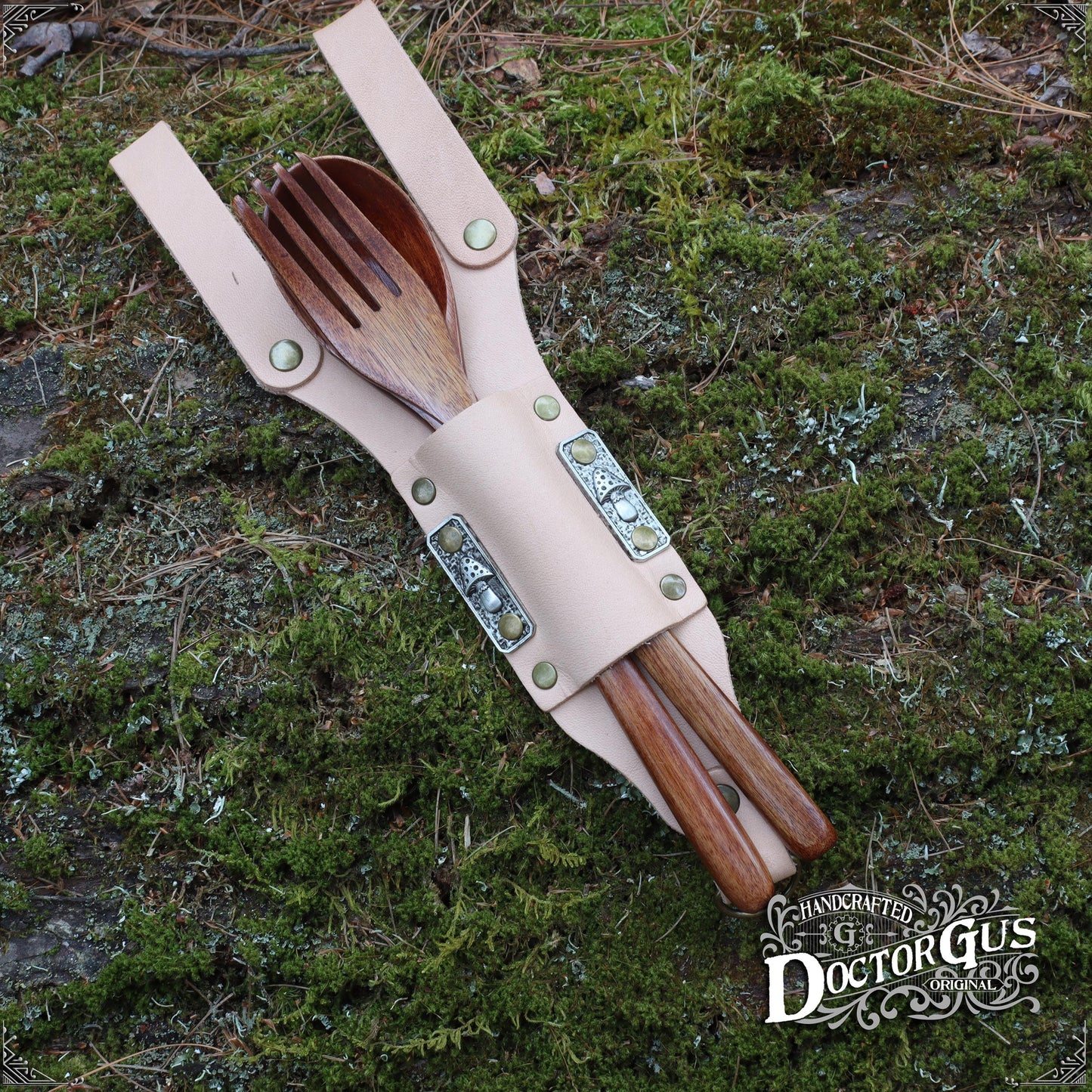 Leather Spoon Holster – Natural Tan