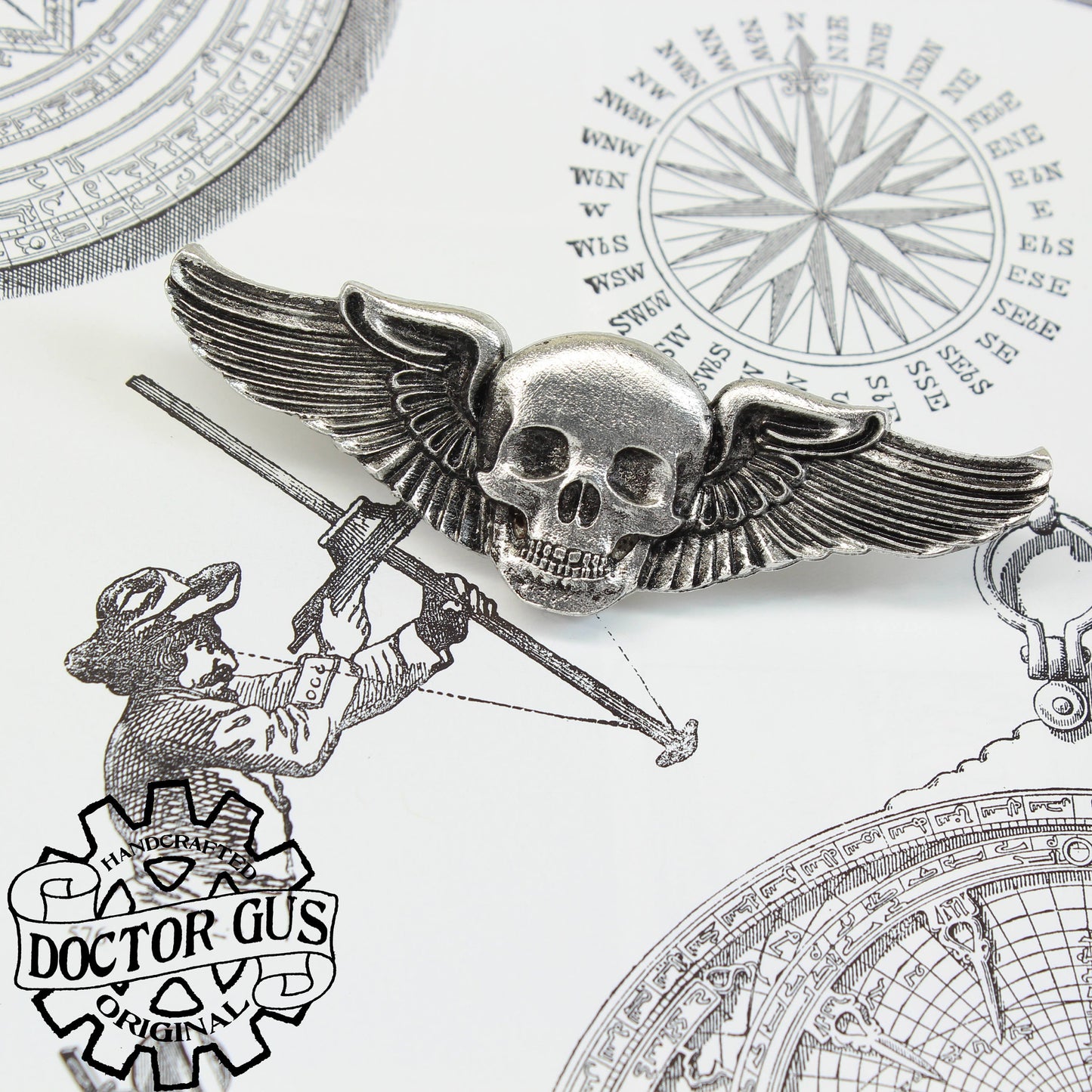Skull Pilot Wings