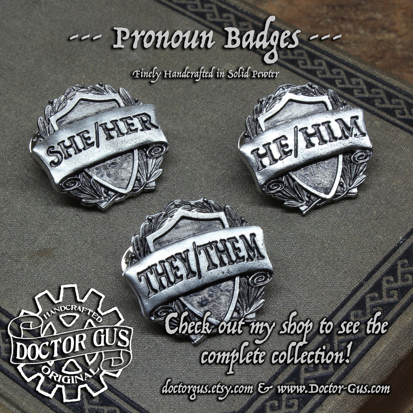 Shark Heraldic Badge