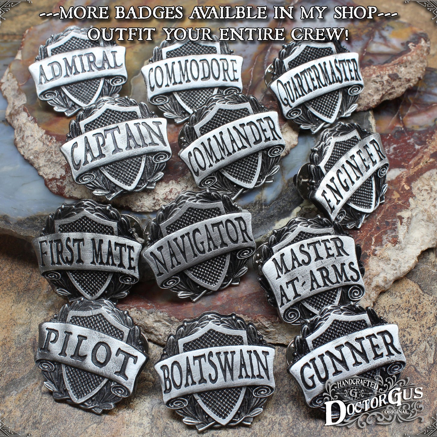 Gentleman Pirate Badge