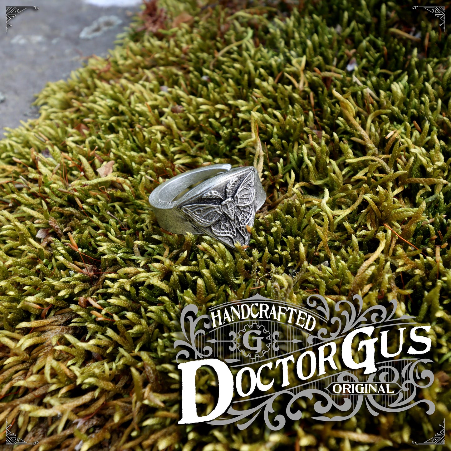 Luna Moth Ring