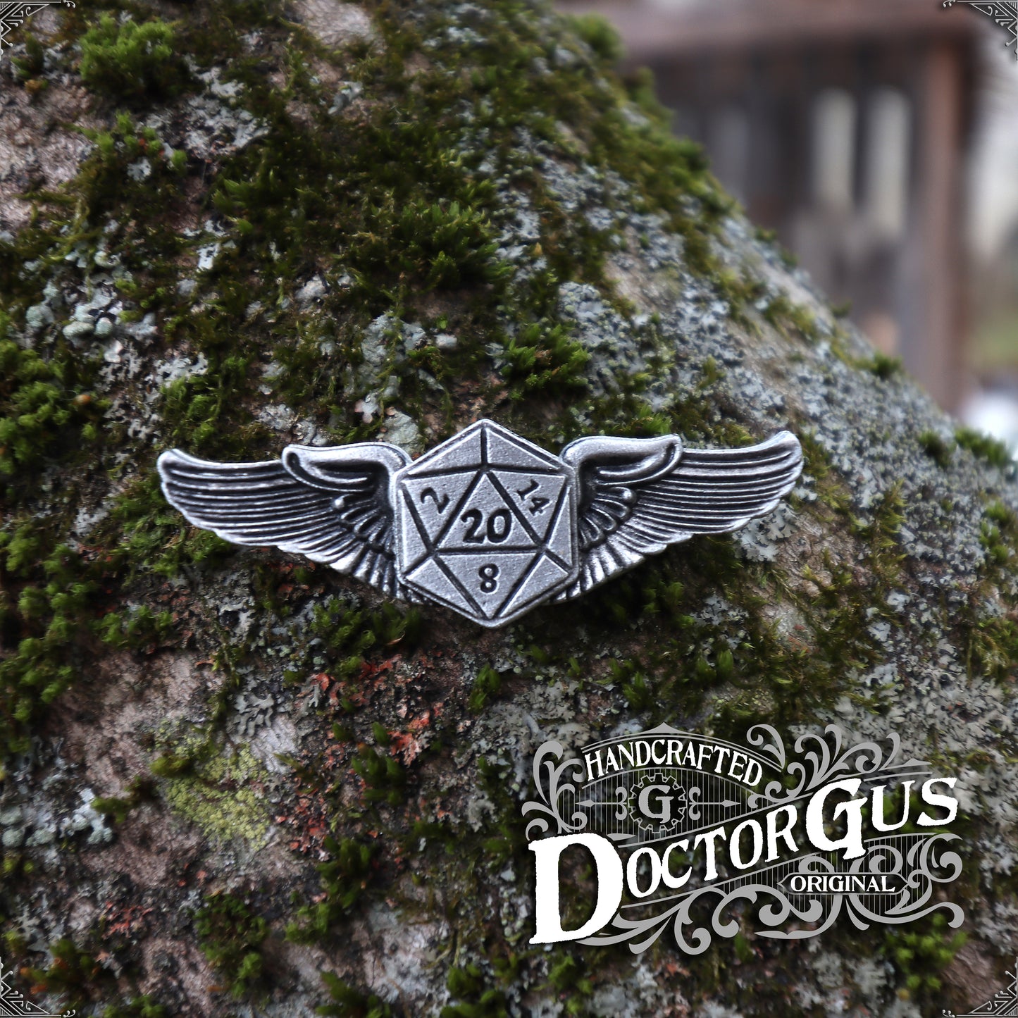 Winged Dice Pilot Wings - Mini Size