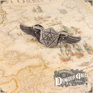 Winged Dice Pilot Wings - Mini Size