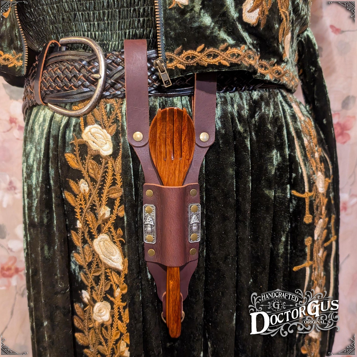 Leather Spoon Holster – Brown