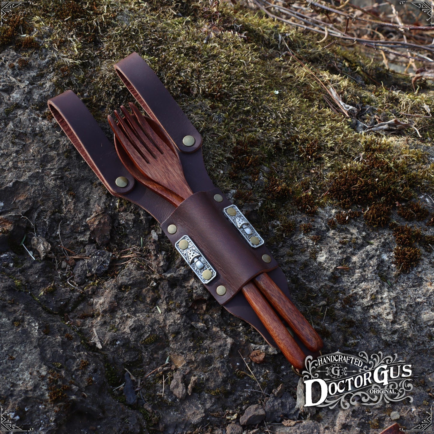 Leather Spoon Holster – Brown