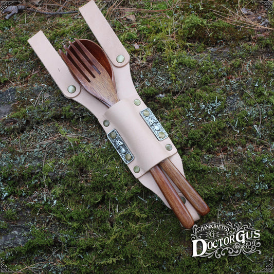 Leather Spoon Holster – Natural Tan