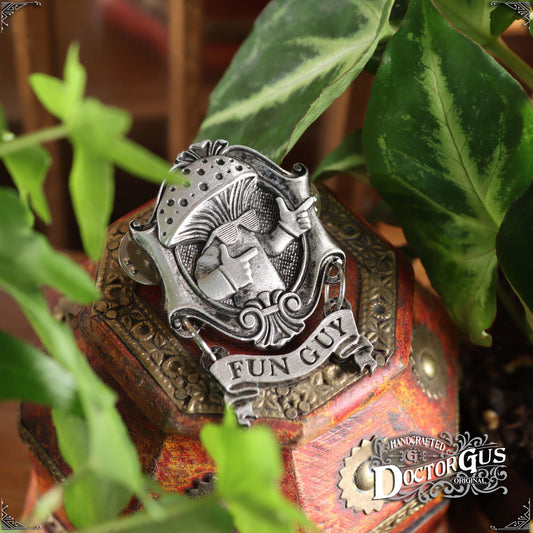 Fun Guy – Handcrafted Pewter Mushroom Lapel Pin | Rogues Gallery by Doctor Gus Designs