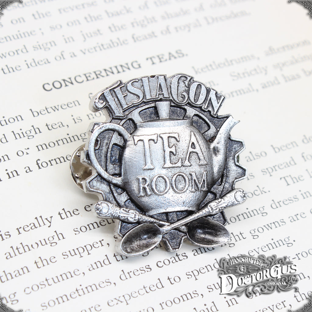 Teslacon XI - TEA ROOM Badge - Large