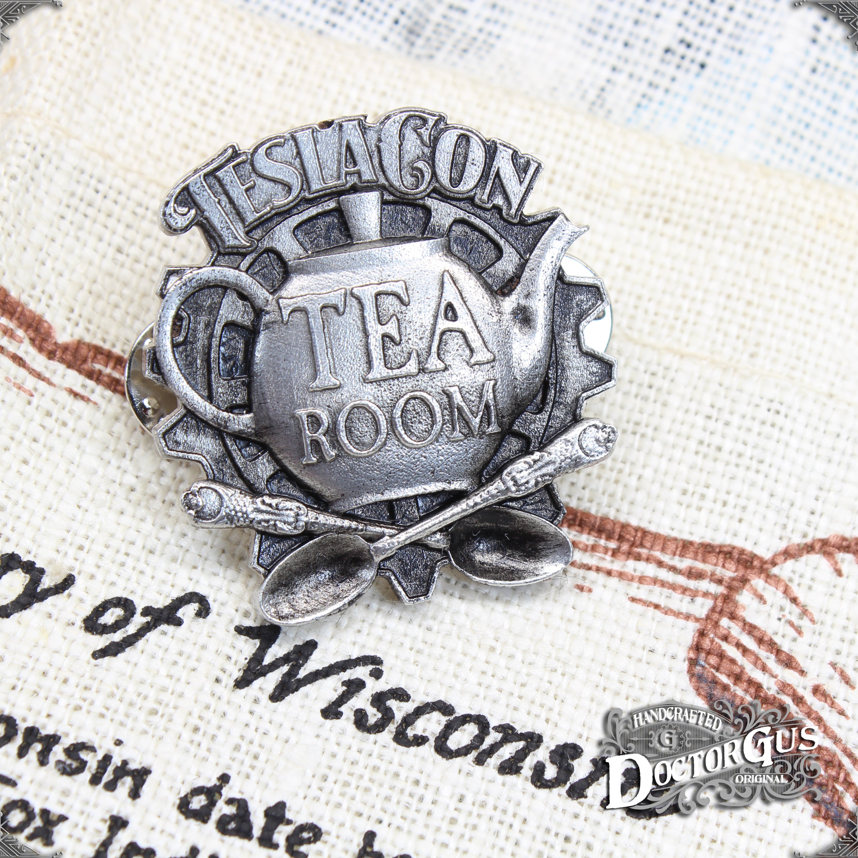 Teslacon XI - TEA ROOM Badge - Large