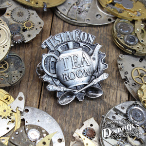 Teslacon XI - TEA ROOM Badge - Large