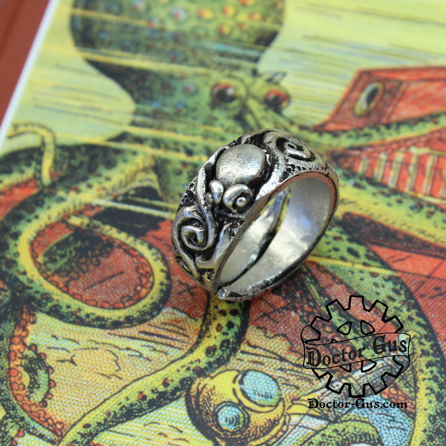 Octopus Band Ring