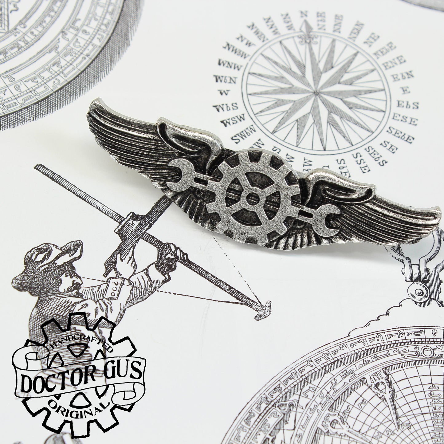 Steampunk Airship Engineer Wings