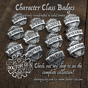 Wizard Badge - RPG Character Class Pin