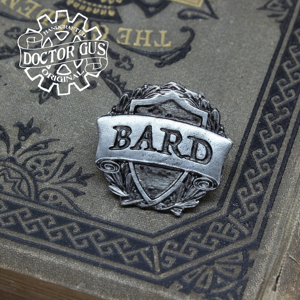 Bard Badge - RPG Character Class Pin