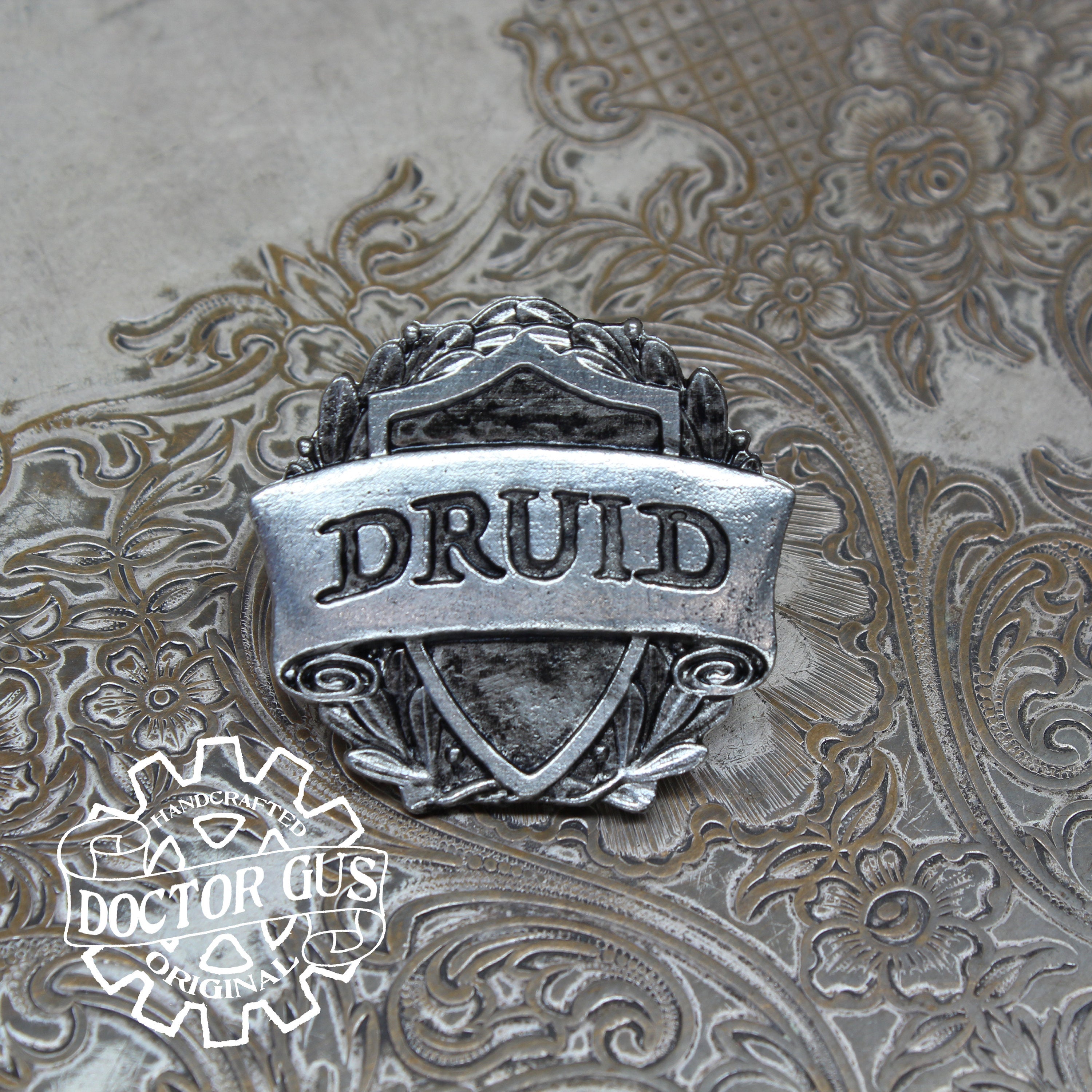 Druid Badge - RPG Character Class Pin