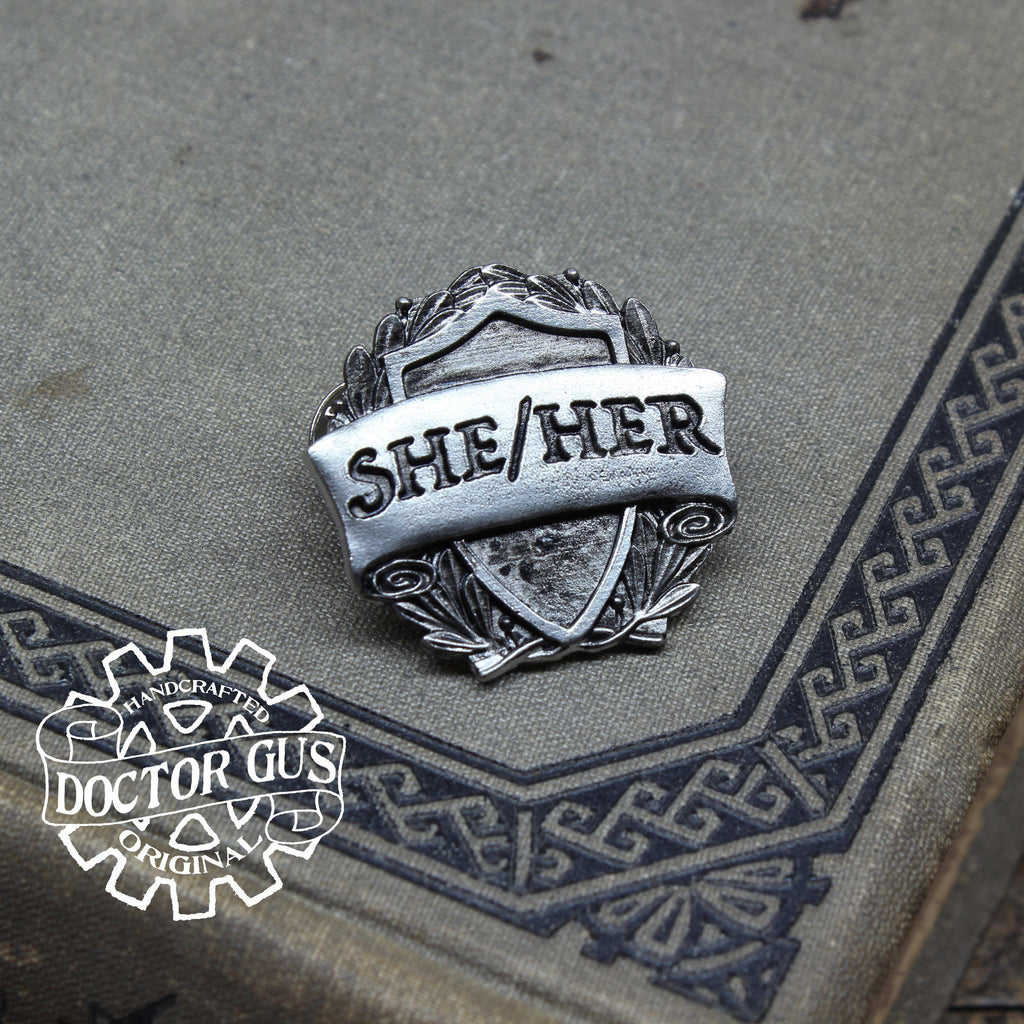 She/Her Pronoun Badge