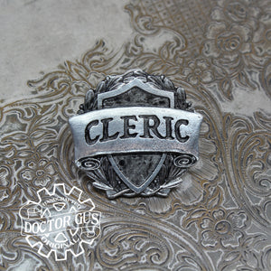 Cleric Badge - RPG Character Class Pin