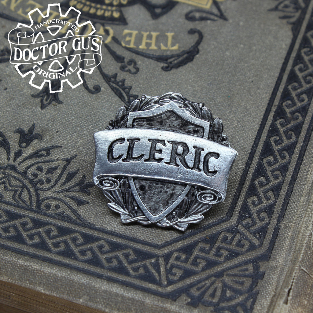 Cleric Badge - RPG Character Class Pin