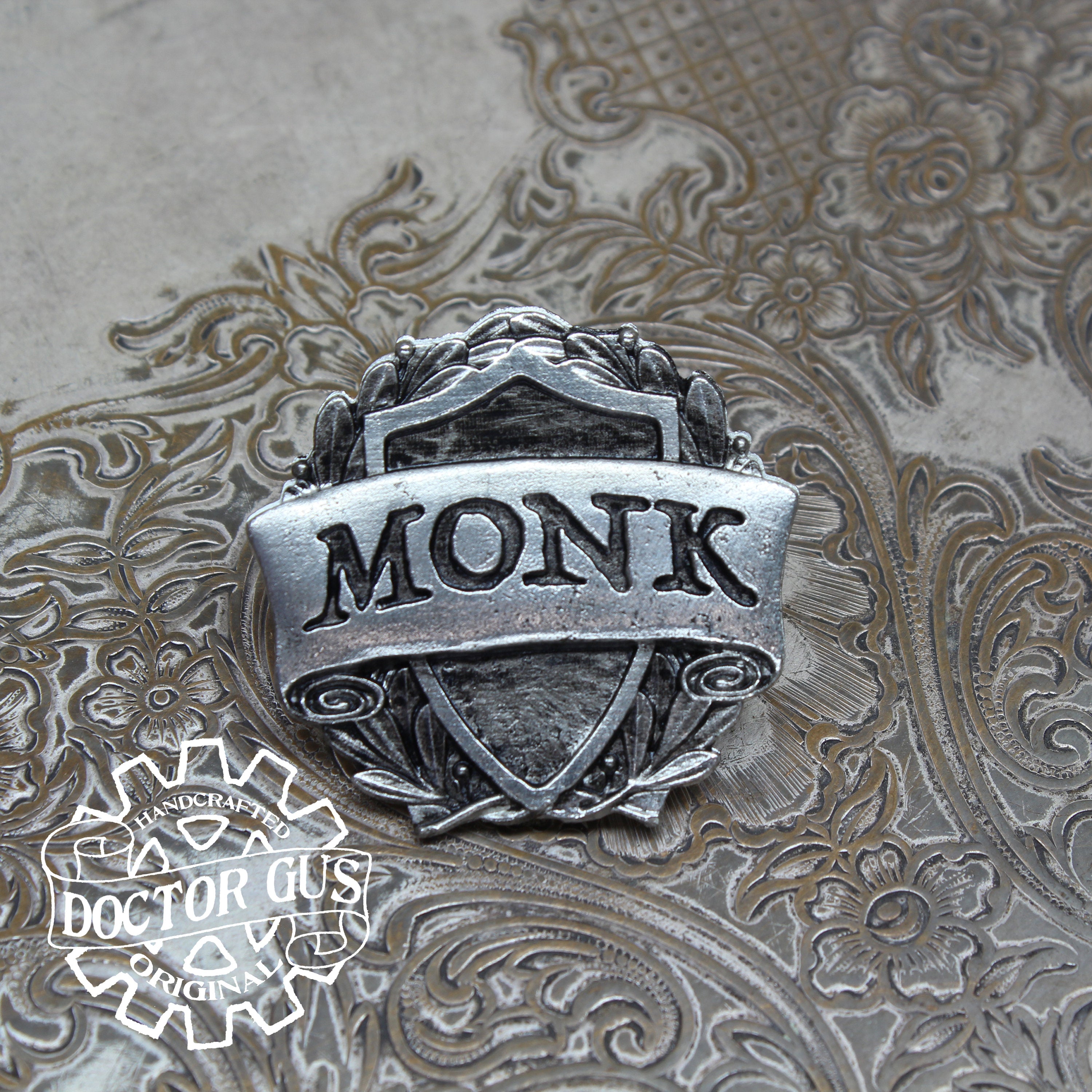 Monk Badge - RPG Character Class Pin