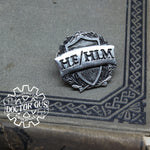 He/Him Pronoun Badge