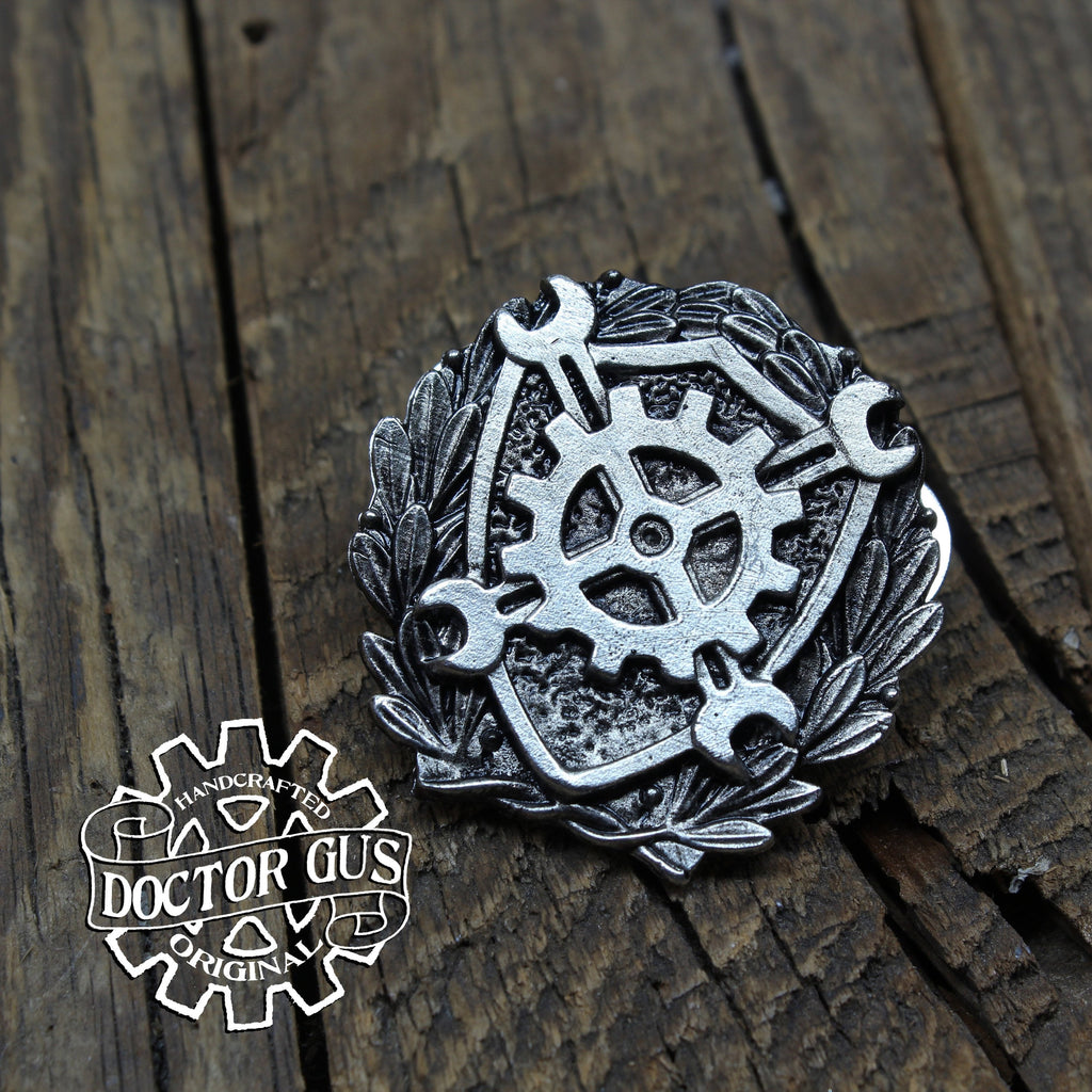 Steampunk Heraldic Badge