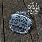 Doth What She Proclaimed Badge