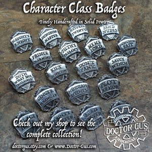 Sorcerer Badge - RPG Character Class Pin