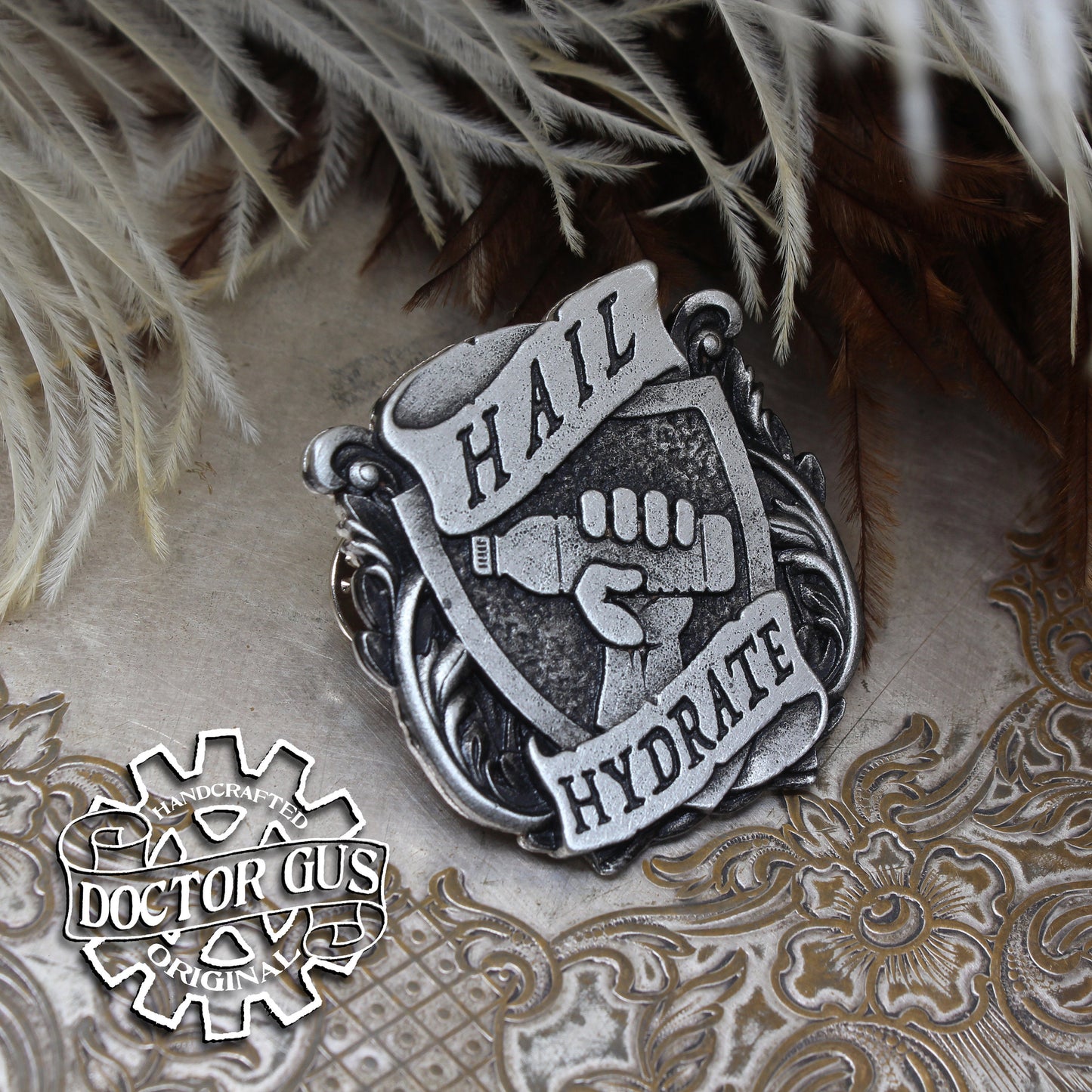 Hail Hydrate Badge