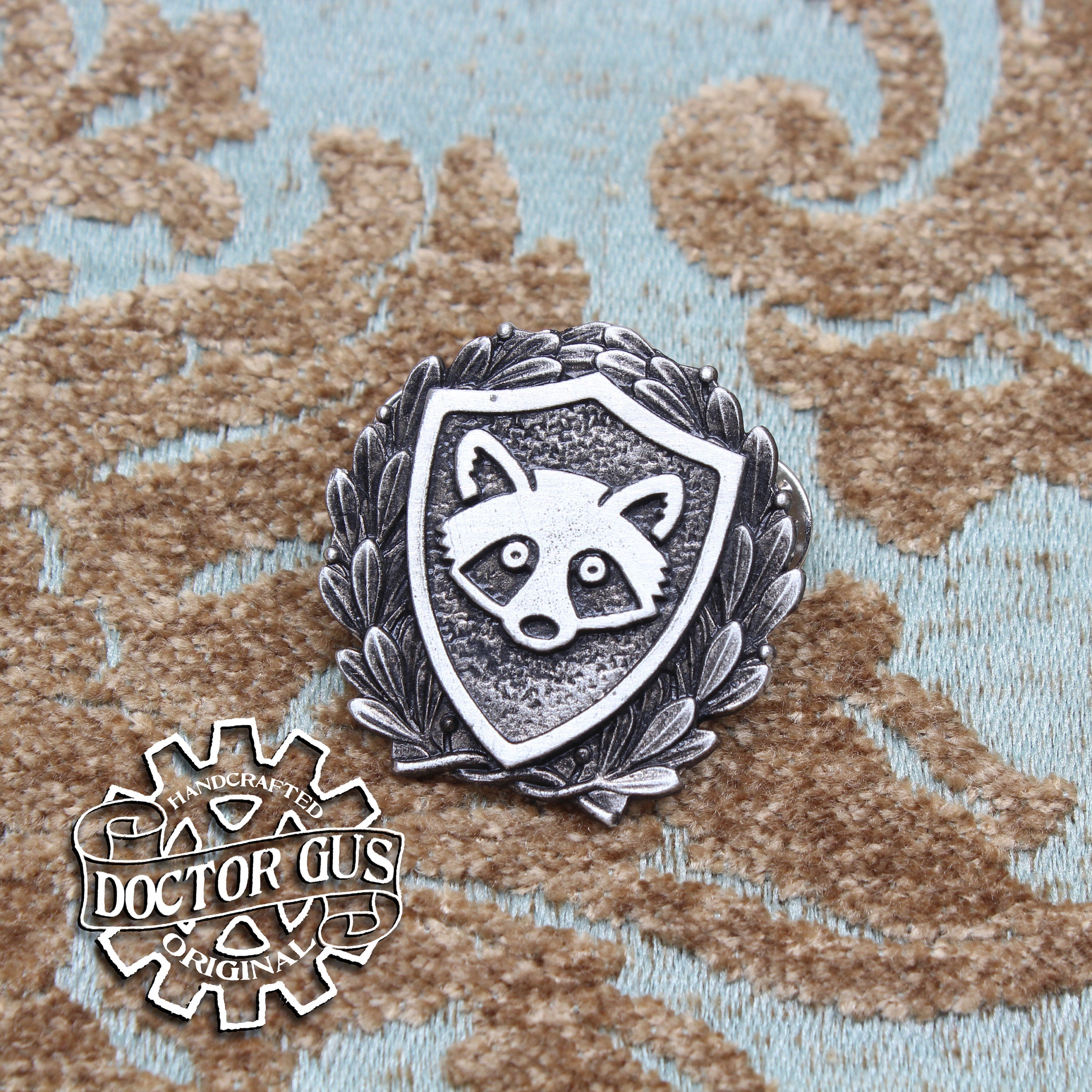 Raccoon Heraldic Badge