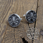 Cthulhu Cuff Links - Tentacle Cephalopod Accessories by Doctor Gus - Suit and Tie - Men's Gifts - Octopus Lovecraft Steampunk Wedding Groom