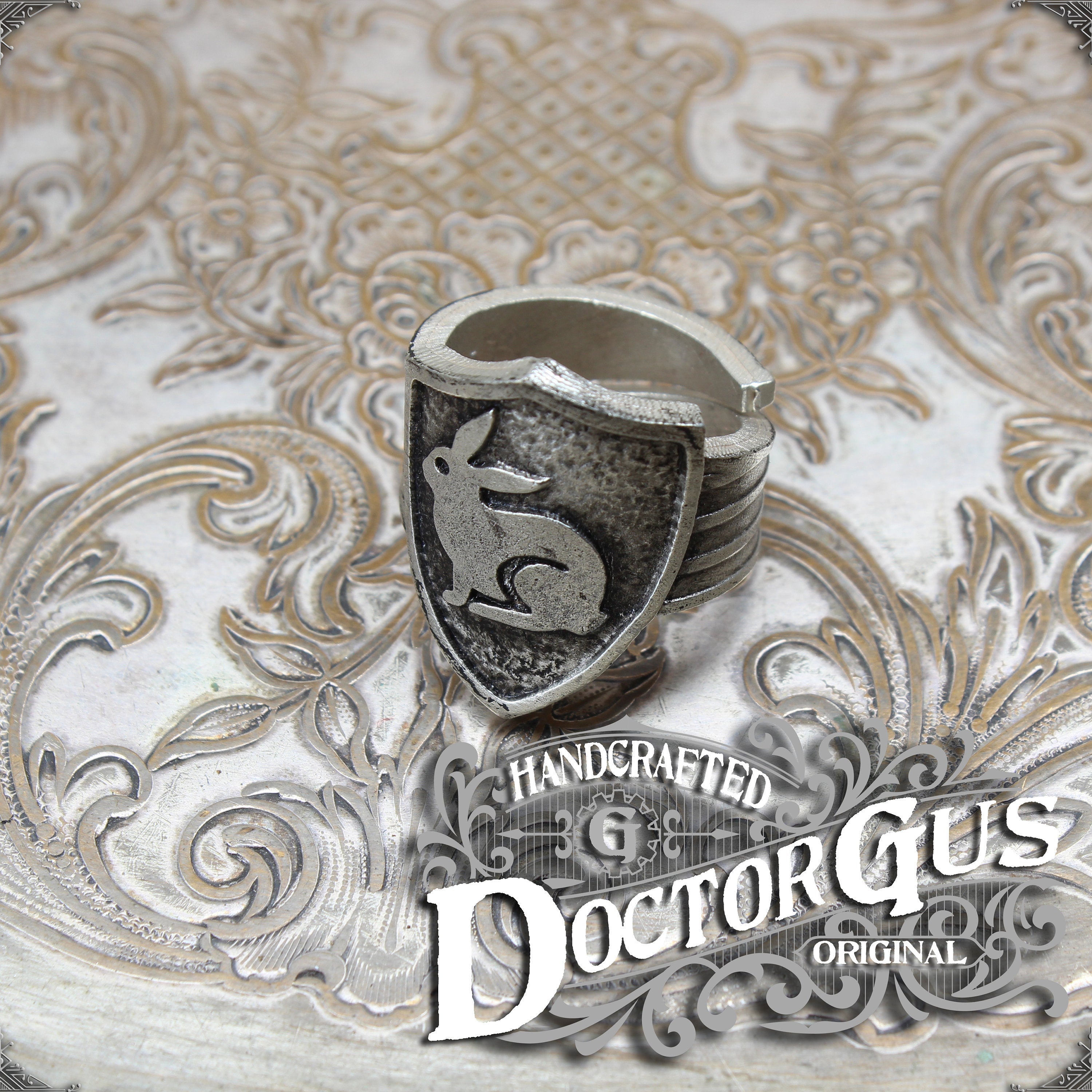 Rabbit Shield Ring