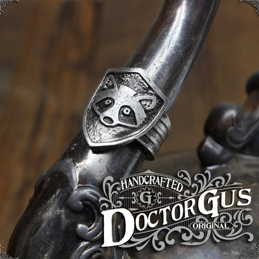 Raccoon Shield Ring