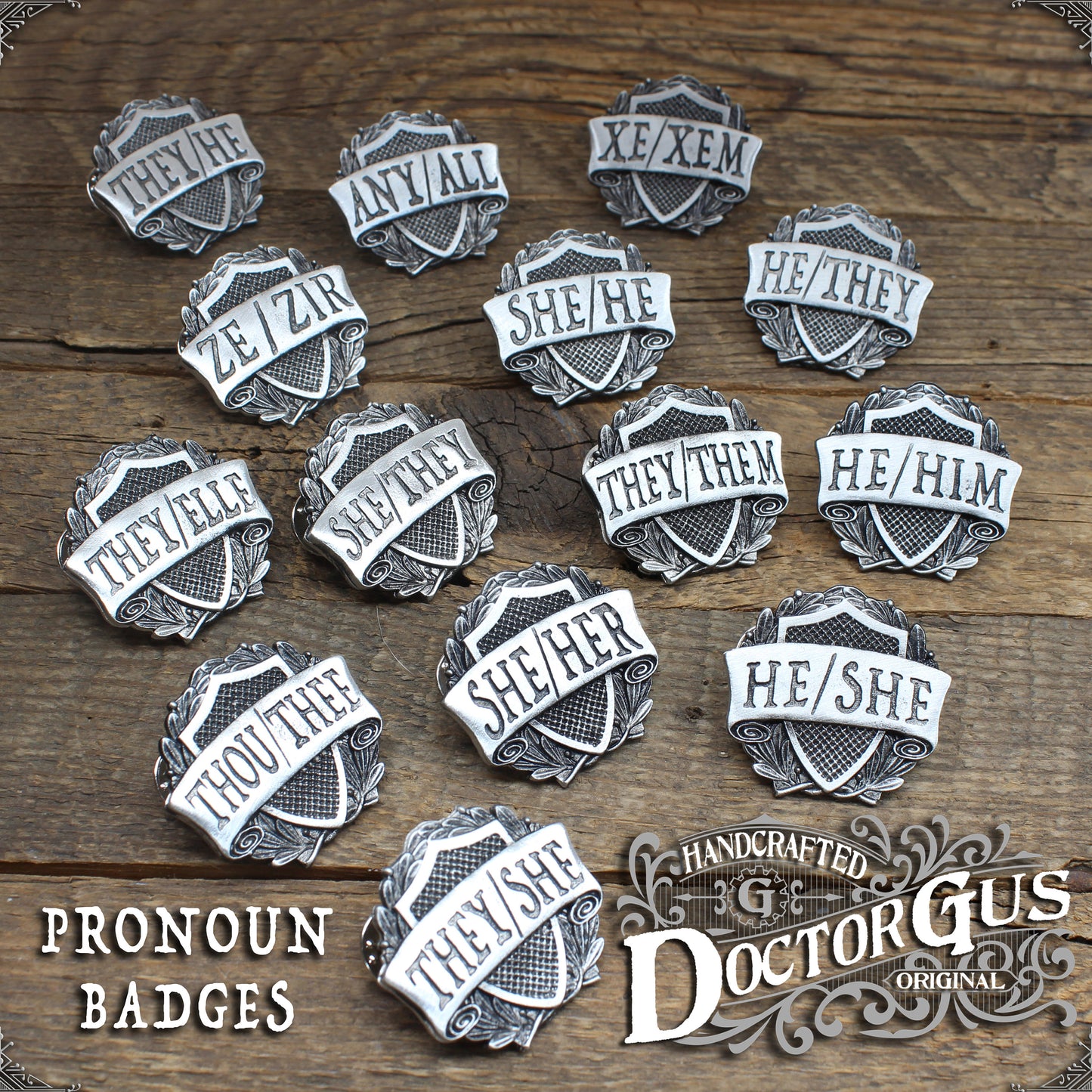 Thou/Thee Pronoun Badge