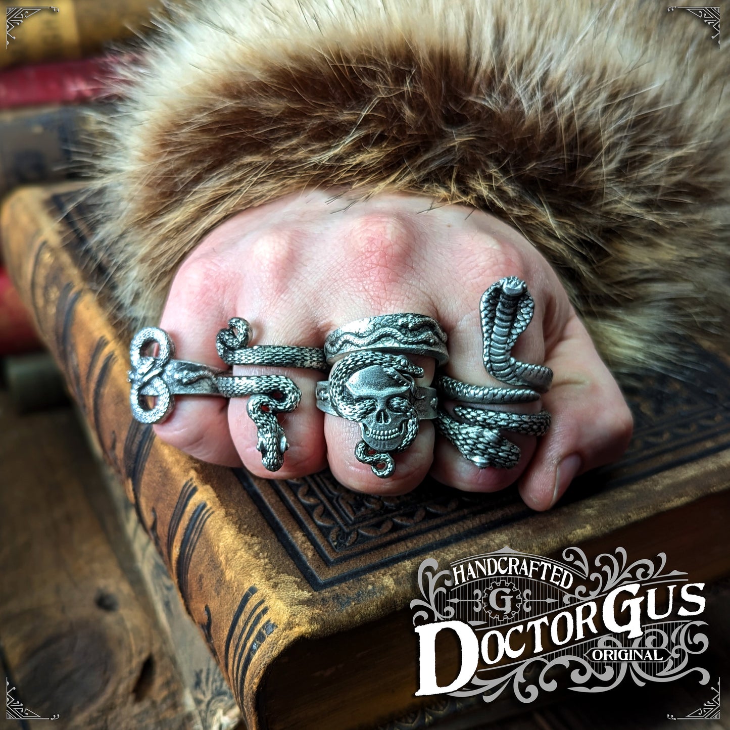 Serpent Skull Ring