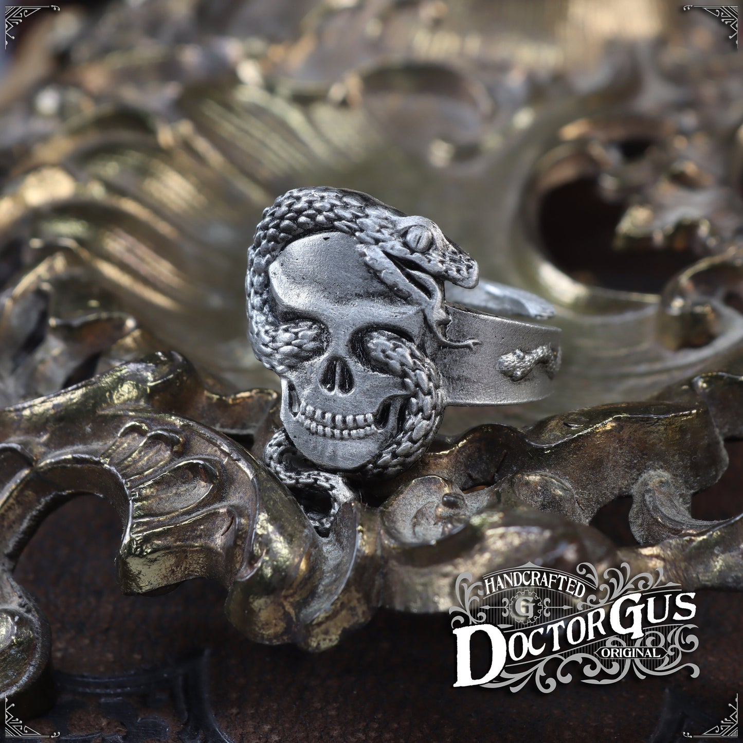 Serpent Skull Ring